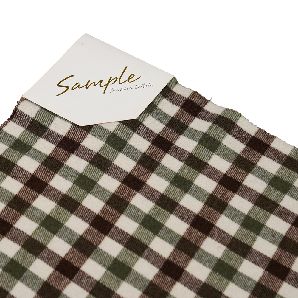 100 % muuta, 410G/M vihreä, ruskea ja valkoinen, tweedlanka, ML-701234