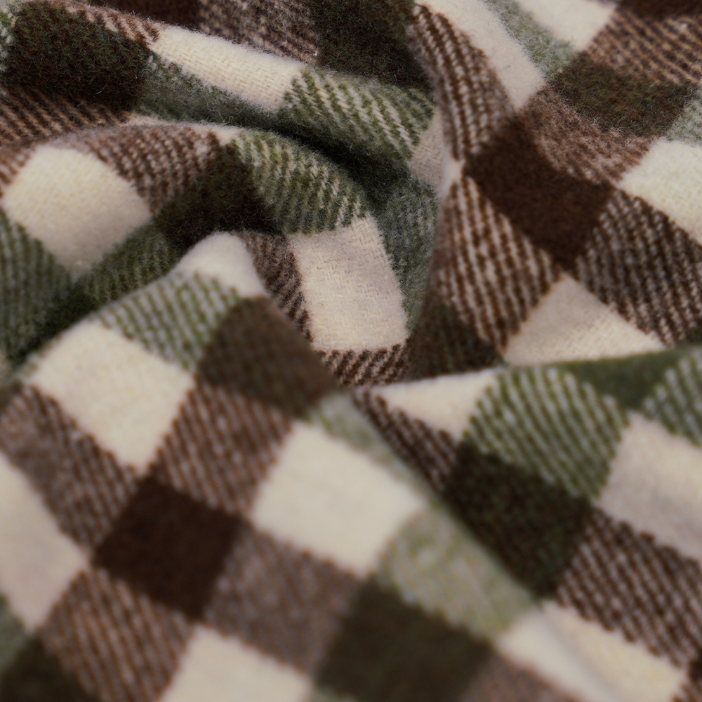 100 % muuta, 410G/M vihreä, ruskea ja valkoinen, tweedlanka, ML-701234