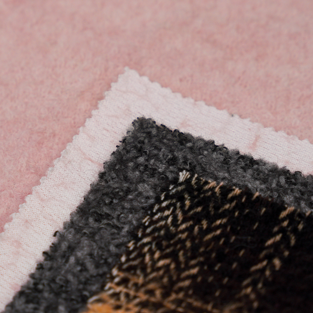 40 % villaa, 60 % polyesteriä, 540 G/M, mustavalkoinen, pyöreä Tweed-kangas, ML-8021071